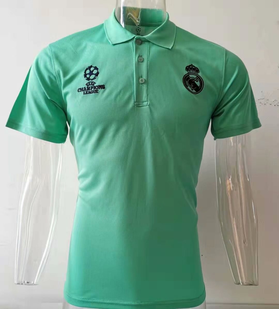 T-shirt Polo Real Madrid champions 2019-2020 vert